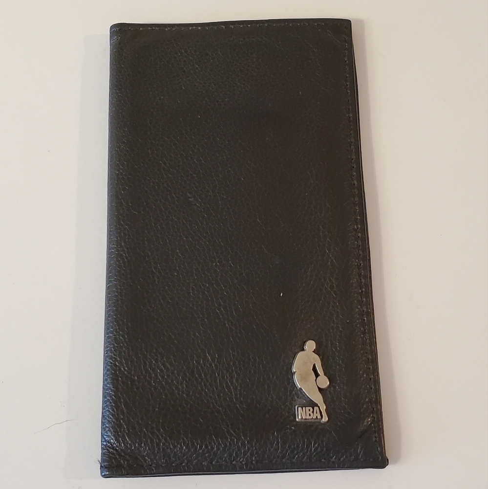 NBA Black Leather Wallet/Card Holder